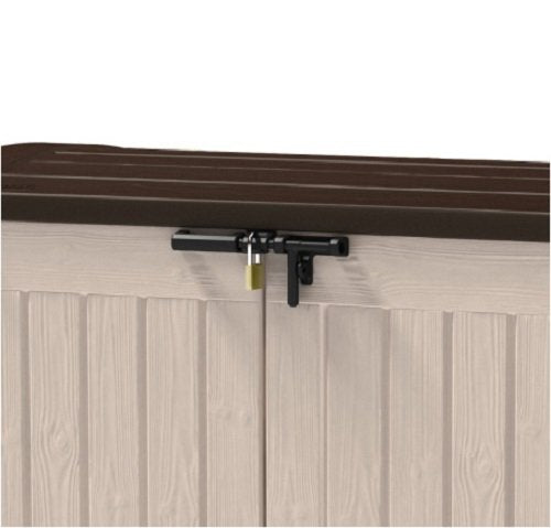 Outdoor Garden Storage Shed 1200L Polypropylene Taupe Beige