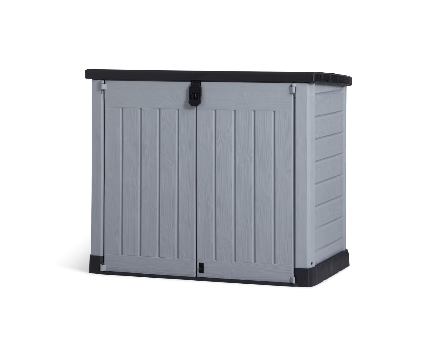 Outdoor Garden Storage Shed Polypropylene Grey Weather Resistant
