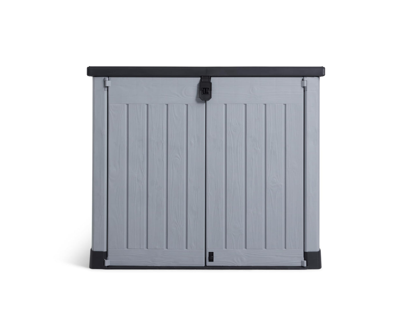 Outdoor Garden Storage Shed Polypropylene Grey Weather Resistant