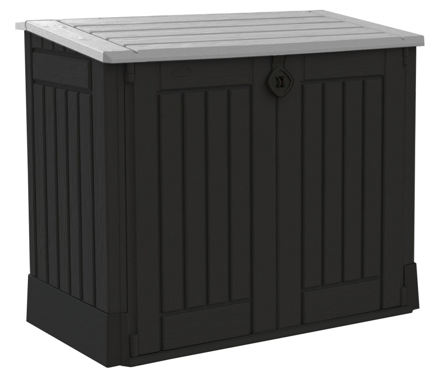 Outdoor Garden Storage Shed 845L Black and Grey