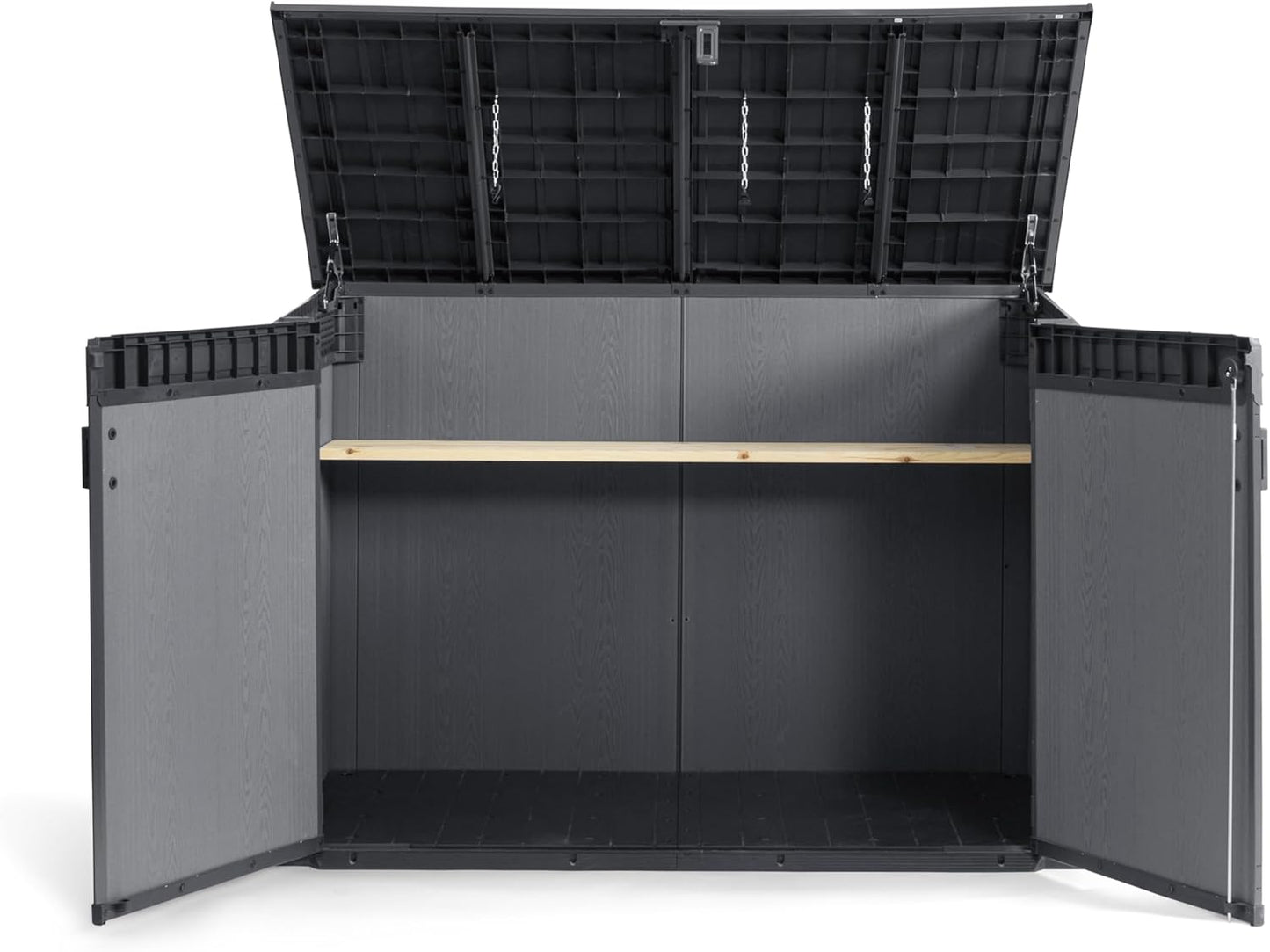 Outdoor Storage Chest 2020L Polypropylene with Metal Frame