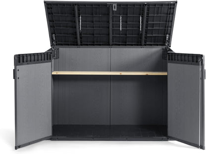 Outdoor Storage Chest 2020L Polypropylene with Metal Frame