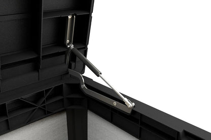 Outdoor Cushion Storage Box 380L Double-Wall Lockable Design