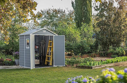 Outdoor Garden Shed 5ft Resin Double Door