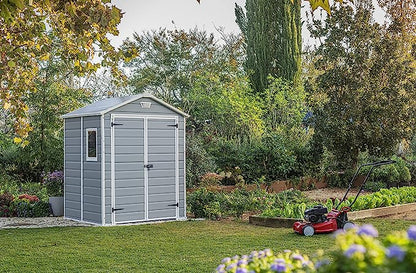 Outdoor Garden Shed 5ft Resin Double Door