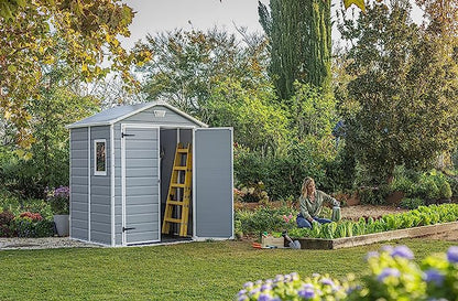 Outdoor Garden Shed 5ft Resin Double Door